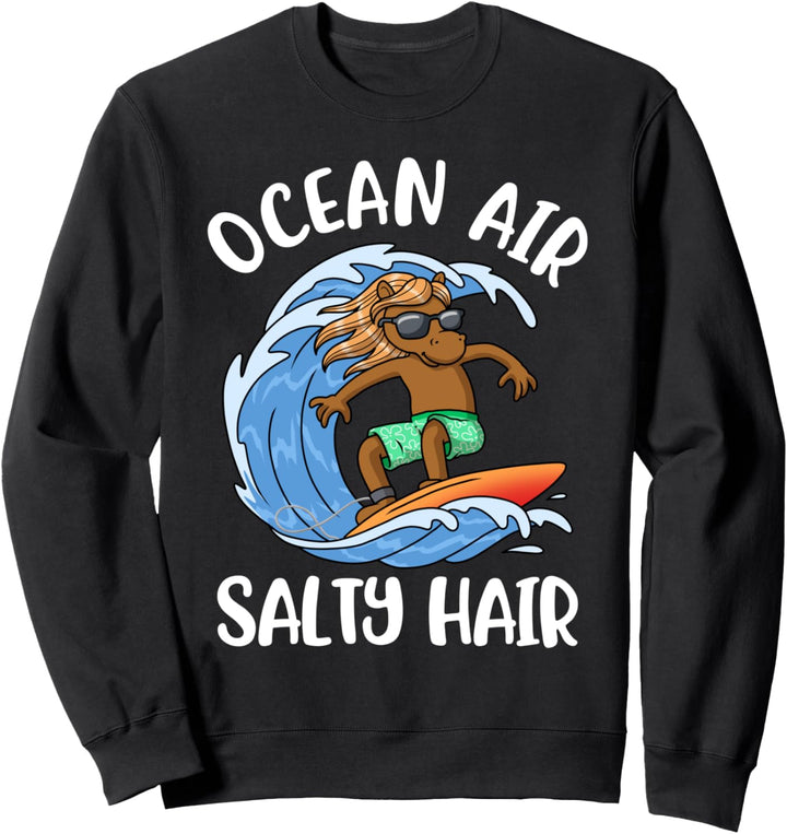 Ocean Air Salty Hair Strand Sweatshirt