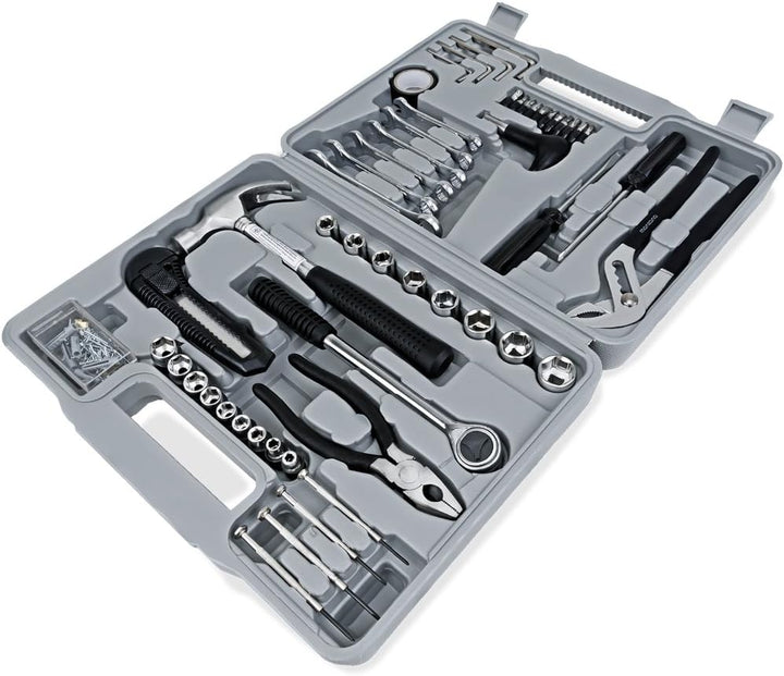 MONZANA® Werkzeugset 141 tlg. Werkzeugkasten Werkzeugkiste Werkzeugsatz Werkzeugkoffer Werkzeugbox H