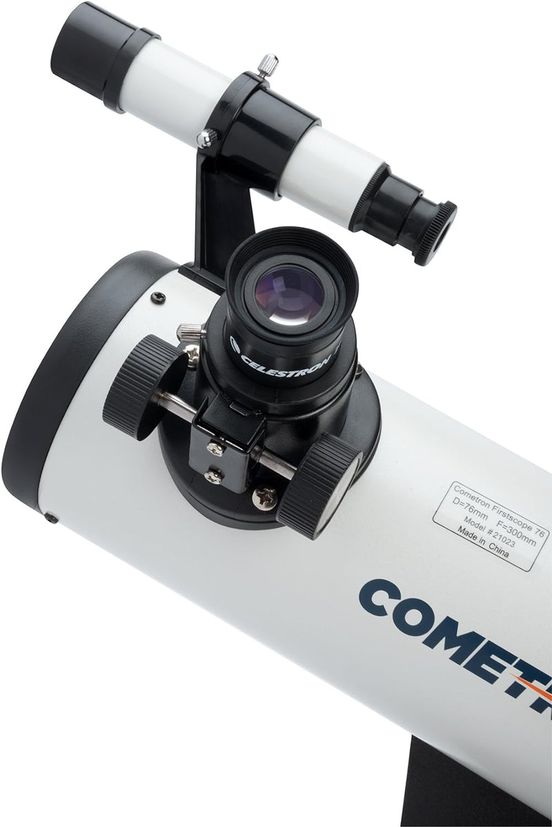 Celestron 21023 76 mm Cometron FirstScope Teleskop – Weiss, Schwarz Cometron FirstScope Nur Teleskop