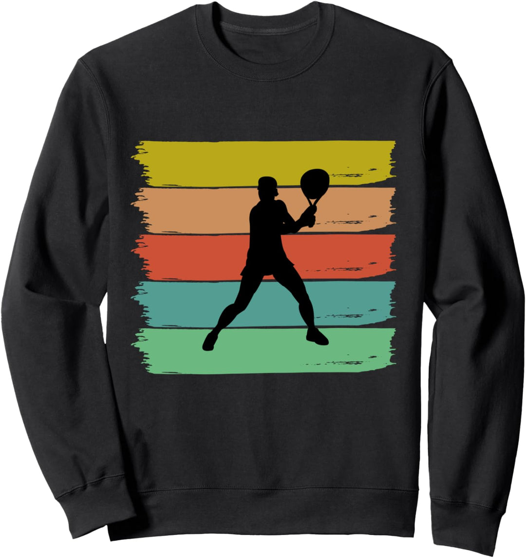 Vintage Tennis Design für Retro Tennisspieler Sweatshirt