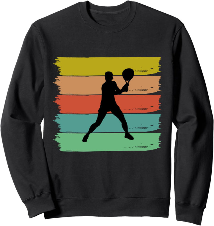 Vintage Tennis Design für Retro Tennisspieler Sweatshirt