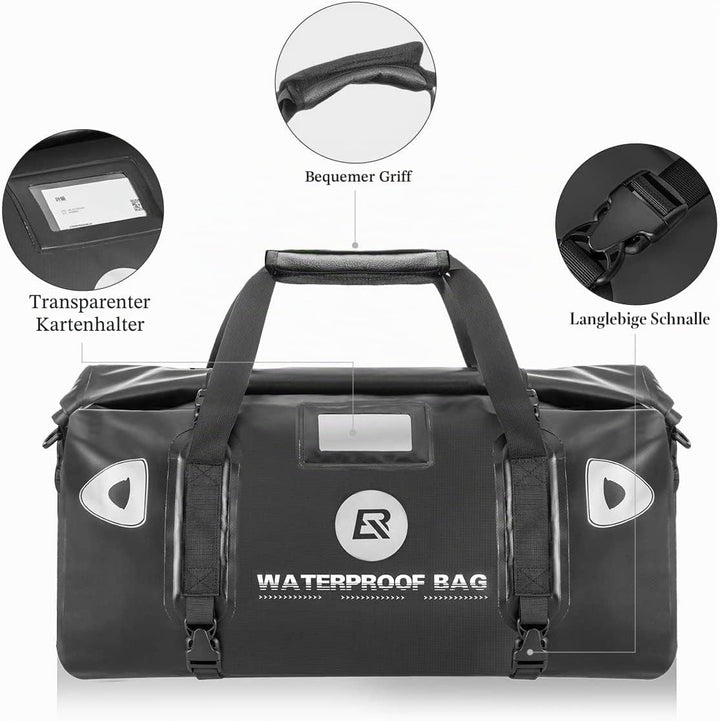 ROCKBROS Multifunktional Motorradtasche 20L/40L/55L 100% Wasserdicht Reisetasche Hecktasche Gepäckro