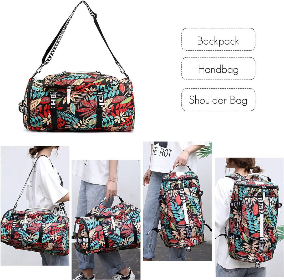 FANDARE Reisetaschen Sporttasche Laptop Tasche Damen Umhängetasche Herren Handgepäck Schultertasche