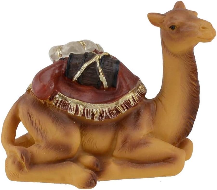 Kamel liegend, geeignet für 10cm Figuren, handbemalen