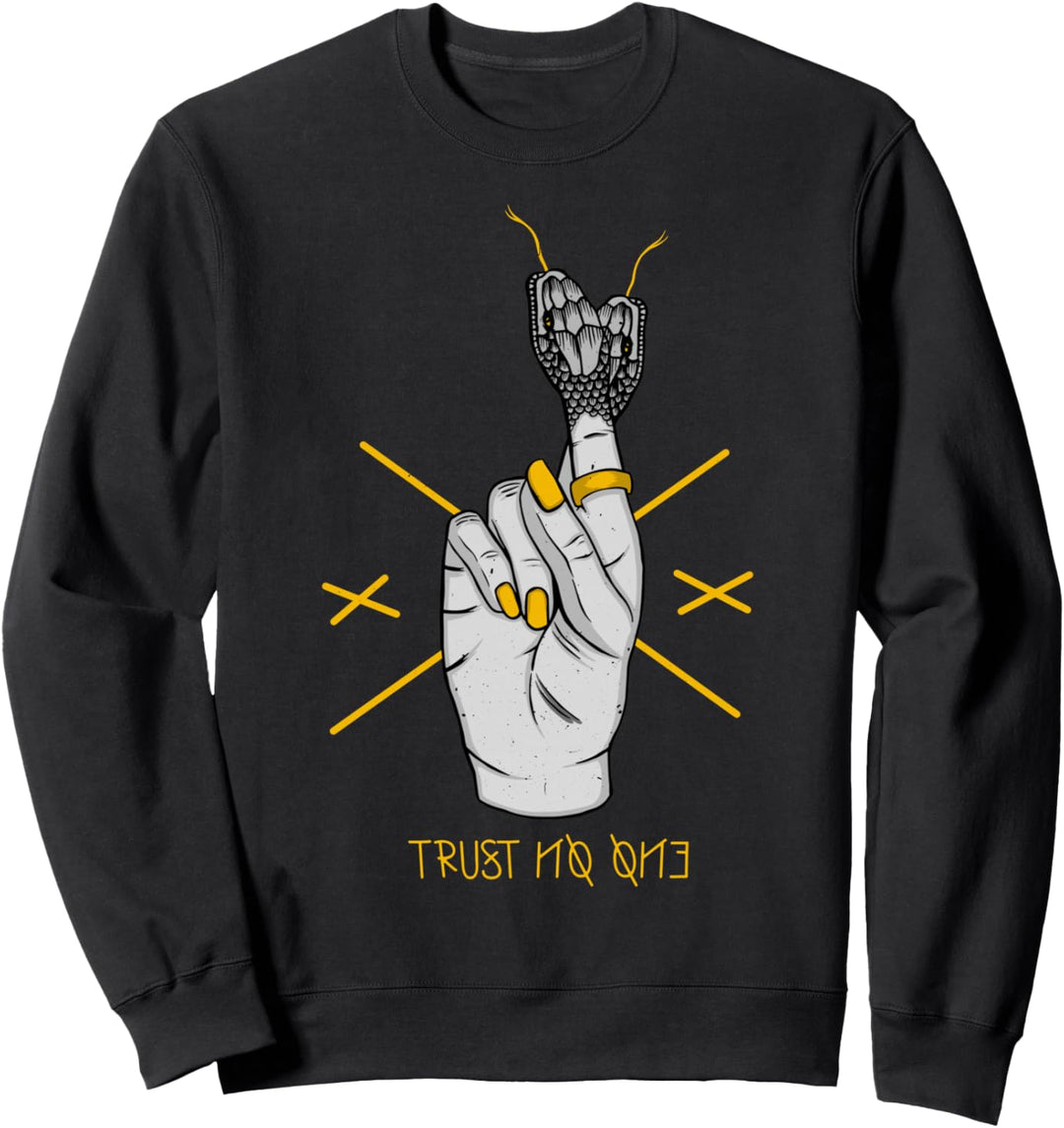 Trust No One - Sad Aesthetic Edgy Streetwear Sweatshirt