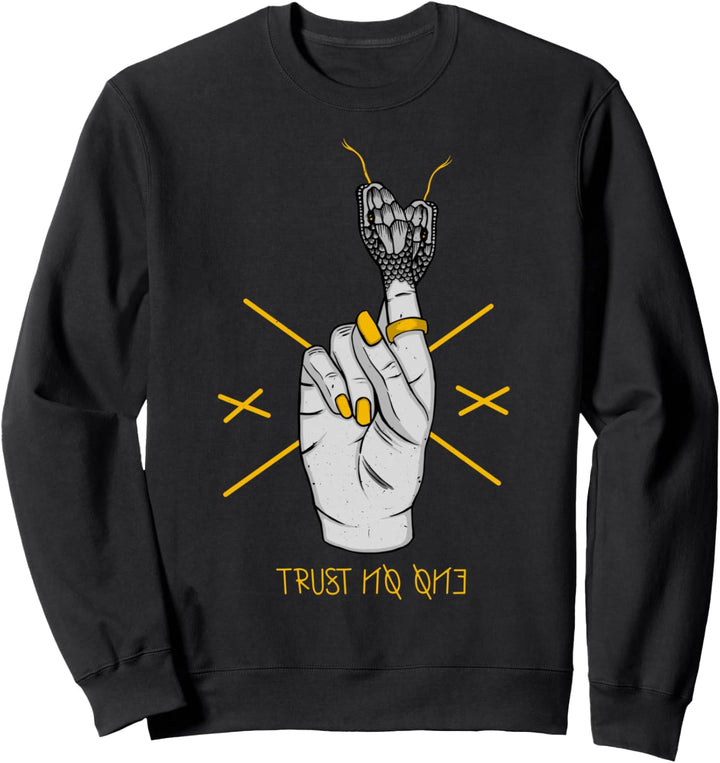 Trust No One - Sad Aesthetic Edgy Streetwear Sweatshirt
