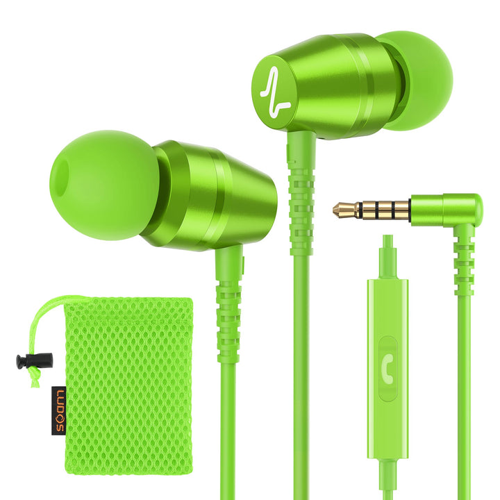 LUDOS OMNITONE Kopfhörer In Ear Kopfhörer mit Kabel und Mikrofon, 5 Jahre Garantie, In Ear Ohrhörer,