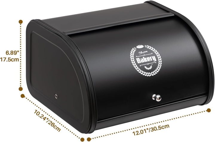 HollyHOME Brotkasten Brotaufbewahrungsbox, Metall-Brotkästen für die Küche, Brotaufbewahrungsbehälte
