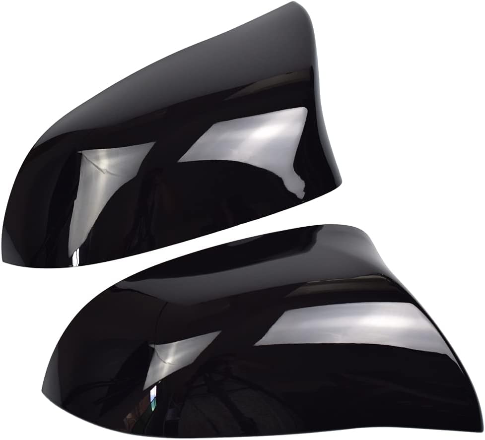 1 Paar Spiegelkappen Links Rechts Seitenspiegel Abdeckkappen für B-MW X3 F25 X4 F26 X5 F15 X6 F16 20