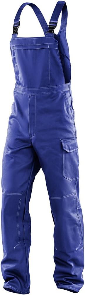Kübler Arbeits - Latzhose "Organiq", 1 Stück, 106, kornblumenblau, 32481414-46-106 106 Kornblumenbla