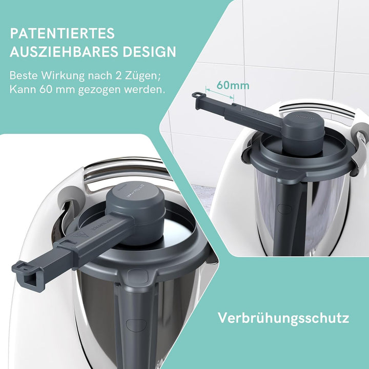 Dampfumleiter für Thermomix TM6 TM5 TM31, Dampfumleitung zum Schutz von Küchen Hängeschränken, Dampf