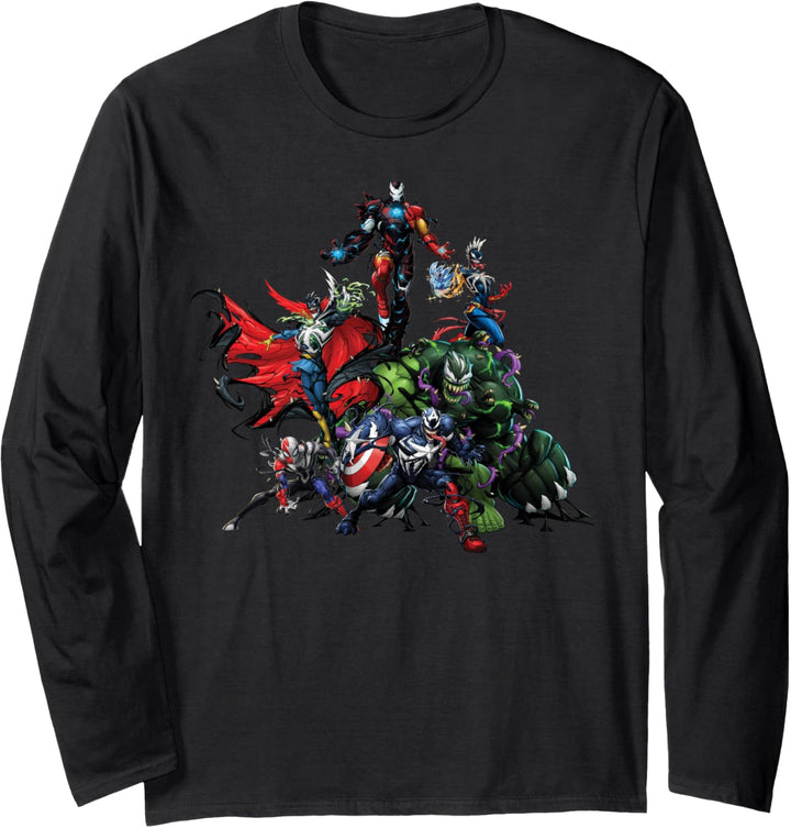 Marvel Avengers Venom Group Shot Langarmshirt