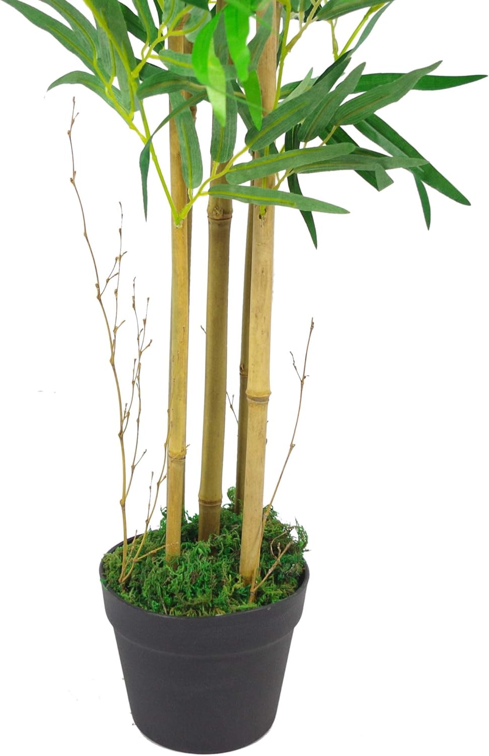 Leaf Bamboo Design UK Künstliche Bambuspflanzen/Bäume, Naturbraun Naturbraun 150 cm, Naturbraun 150