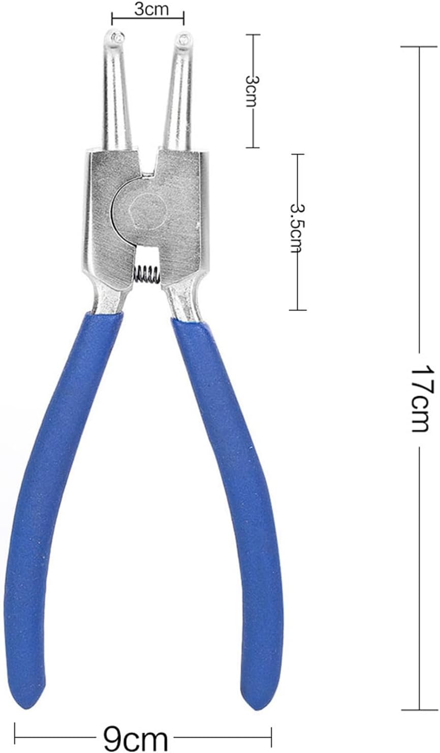 Sprengringzangen Satz 4-tlg mit 90° abgewinkelte und gerade 17,8 cm Rostschutz Sicherungszange für A