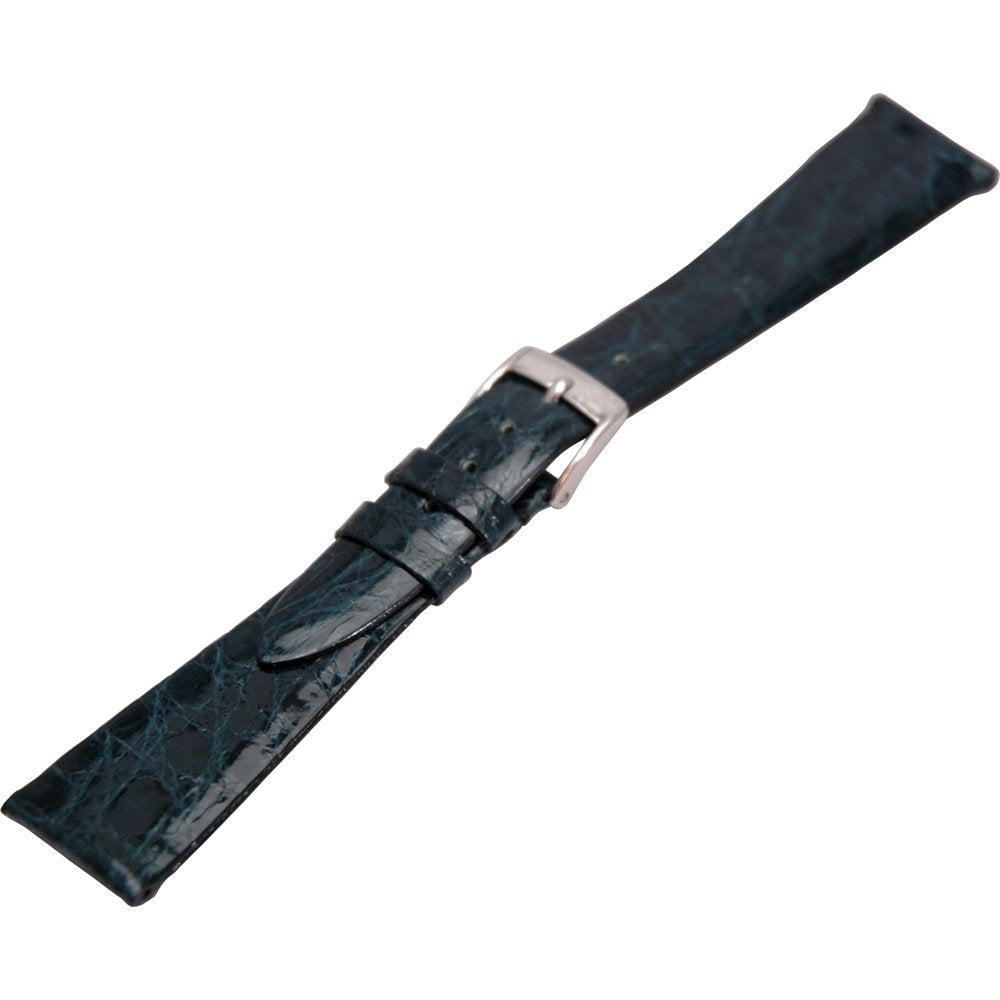 Morellato 20 mm Uhrenarmband Dunkelblau aus Krokoleder mit Edelstahl Dornschliesse A01U2212052062CR2