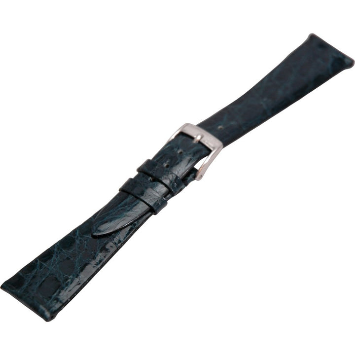 Morellato 20 mm Uhrenarmband Dunkelblau aus Krokoleder mit Edelstahl Dornschliesse A01U2212052062CR2