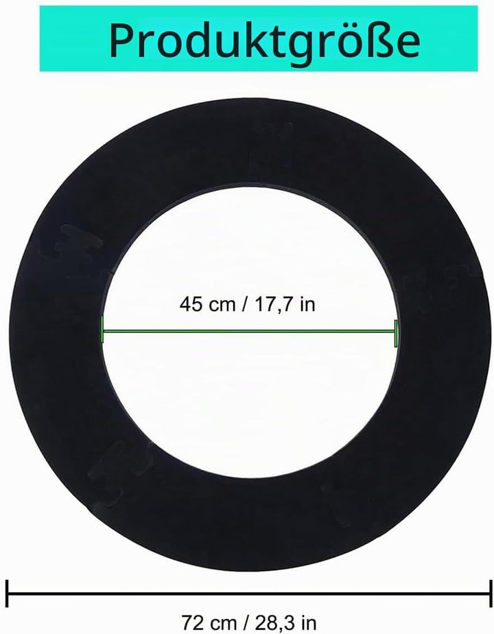Dart Catchring Surround,Dartscheiben-Einfassung, Surround Auffangring,Dart Backboard,Besteht aus 5 T
