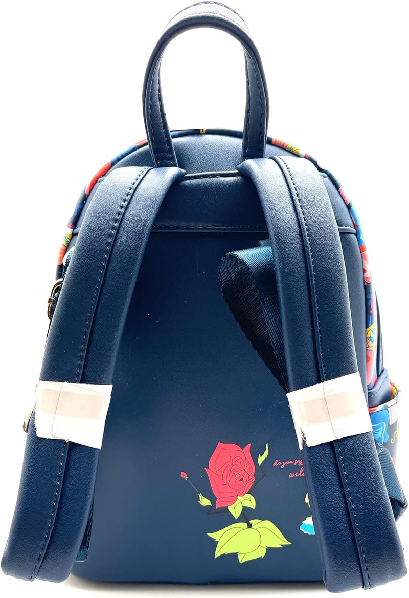 Loungefly X LASR Exclusive Disney Alice in Wonderland Golden Afternoon AOP Mini Backpack - Fashion C