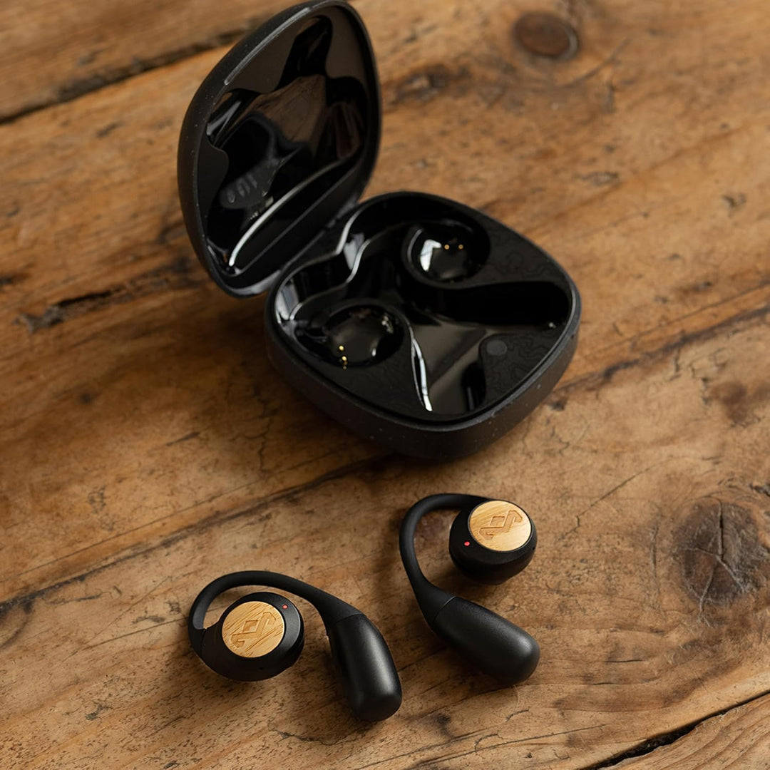 Marley House of Liberate Open Ear Kopfhörer Bluetooth - Open Ear Headphones mit Mikrofon, Earbuds mi