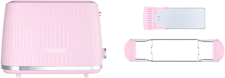 Russell Hobbs Toaster [für 2 Scheiben] Eden (6 Bräunungsstufen, Hebefunktion, Auftau-, Aufwärm- & St