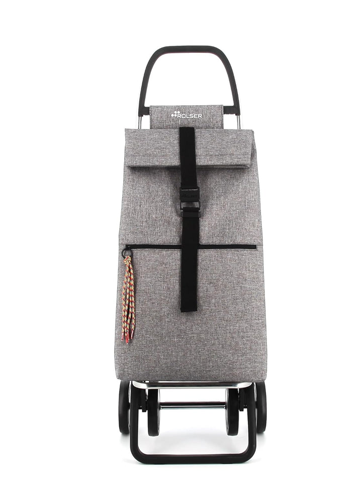 Einkaufstrolley Rolser Big Tweed 4 Räder - Grau 4 Räder Grau, 4 Räder Grau