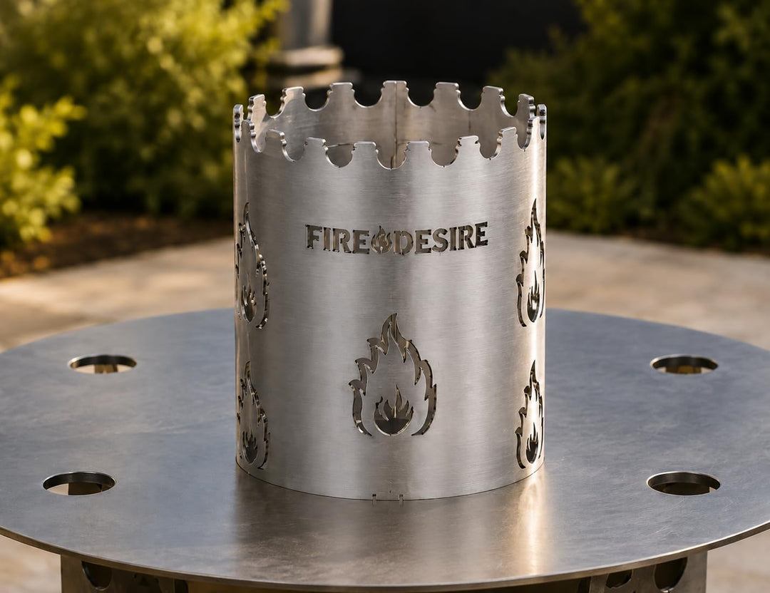 FireDesire Wok-Aufsatz Edelstahl | Made in Germany