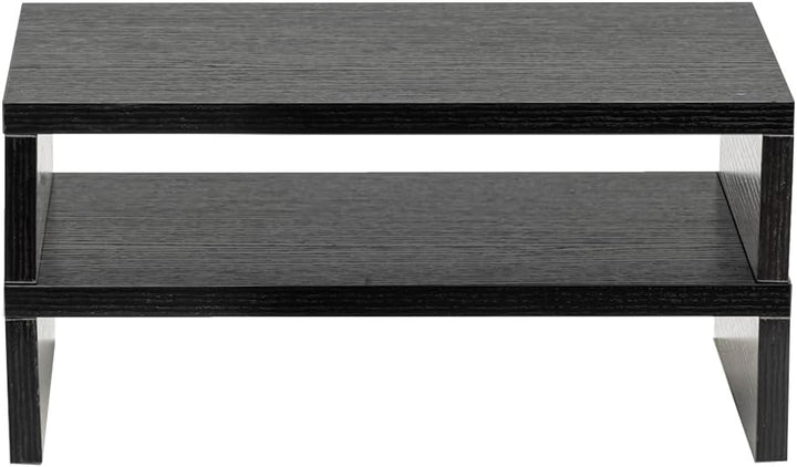 HOMYLIN Monitorständer für Schreibtisch, 2 Stück, MDF, verstellbarer Computerständer, Dual-Monitorer