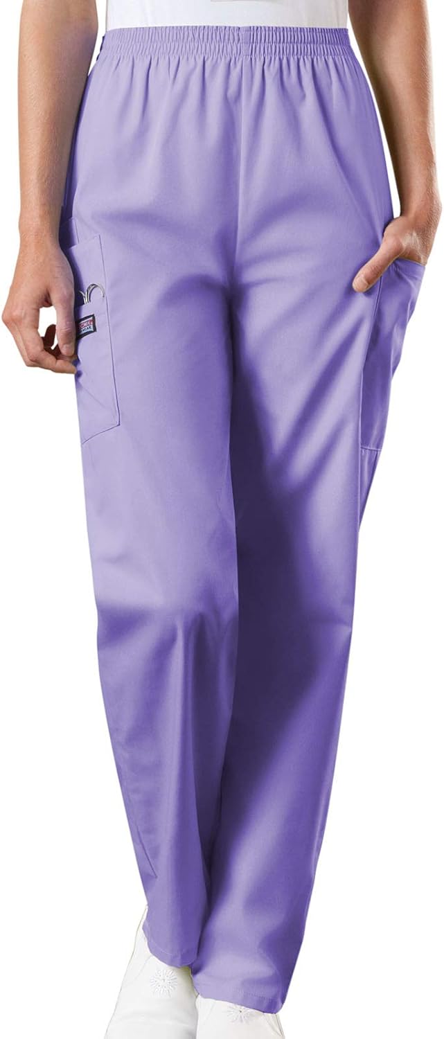 Scrub Pants for Women Workwear Originals Pull-On Elastic Waist 4200 XS Orchidee, XS Orchidee