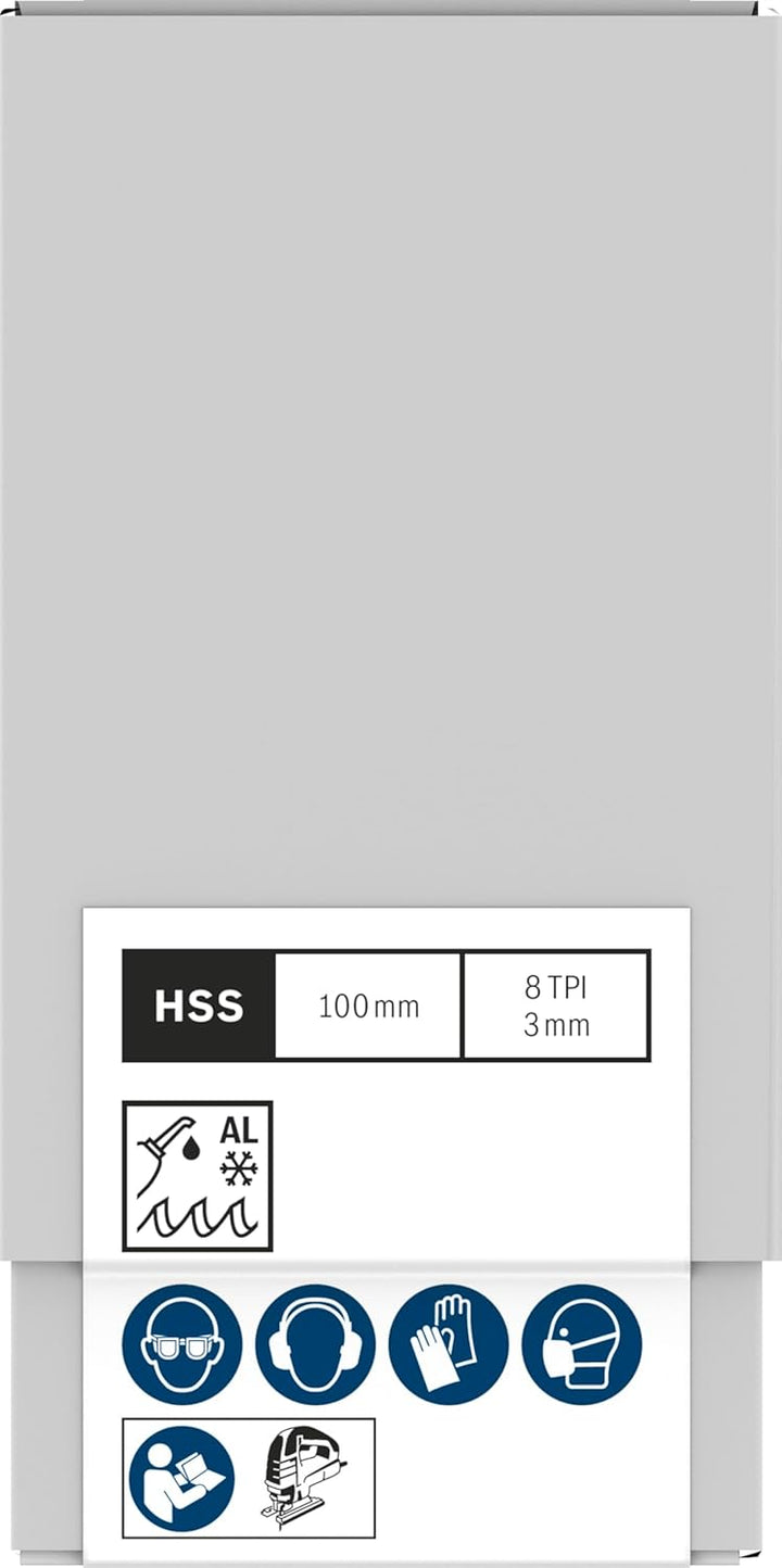 Bosch Professional 100x Stichsägeblatt T 127 D Special for Alu (für Aluminiumrohre & -profile, Zubeh