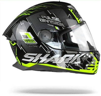 Shark Herren Nc Motorrad Helm XS Schwarz/Gelb/Grau, XS Schwarz/Gelb/Grau