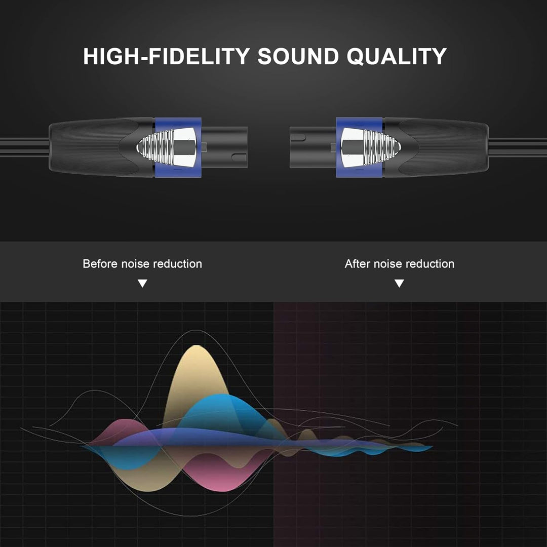 Audibax Silver Cable Speakon a Speakon 10 metros