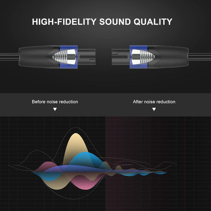 Audibax Silver Cable Speakon a Speakon 10 metros