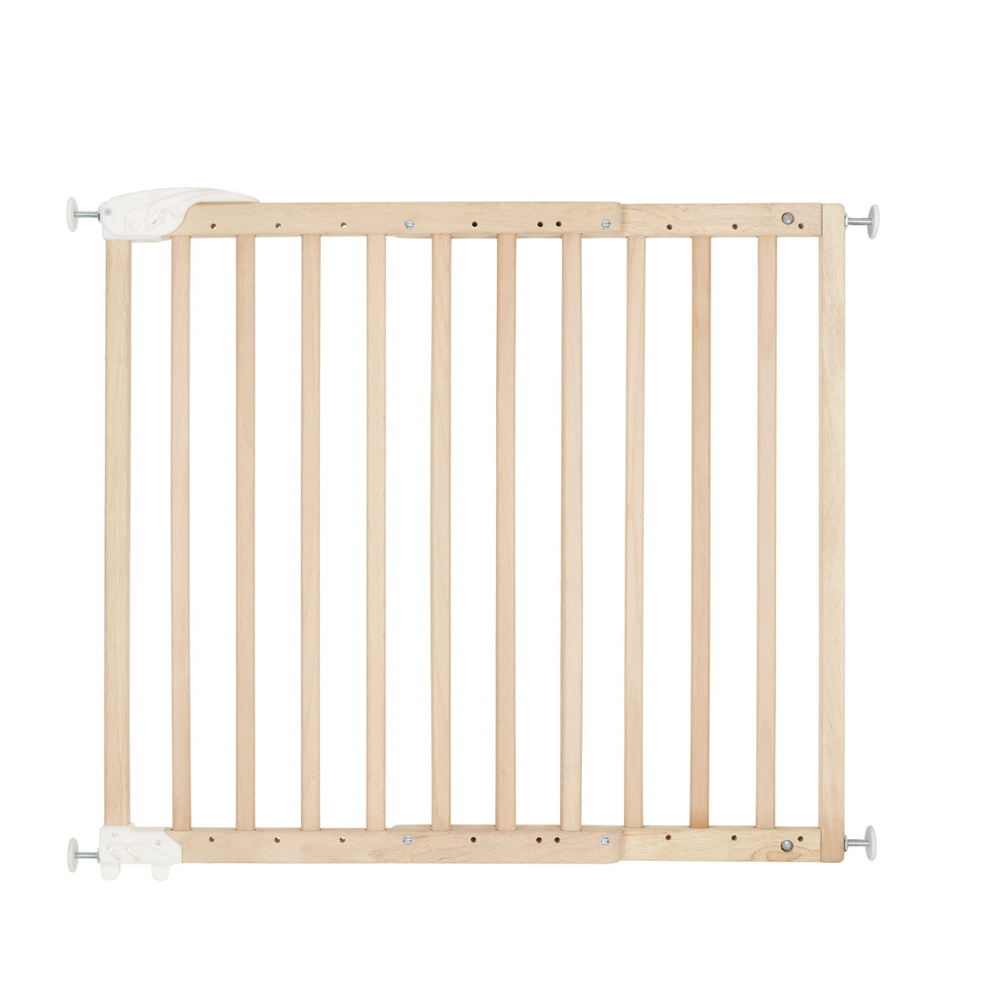 Badabulle Deco Pop, ausziehbares Babygitter aus Holz | 63 bis 106 cm breit | Druck- oder Schraubgitt