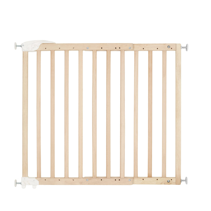 Badabulle Deco Pop, ausziehbares Babygitter aus Holz | 63 bis 106 cm breit | Druck- oder Schraubgitt