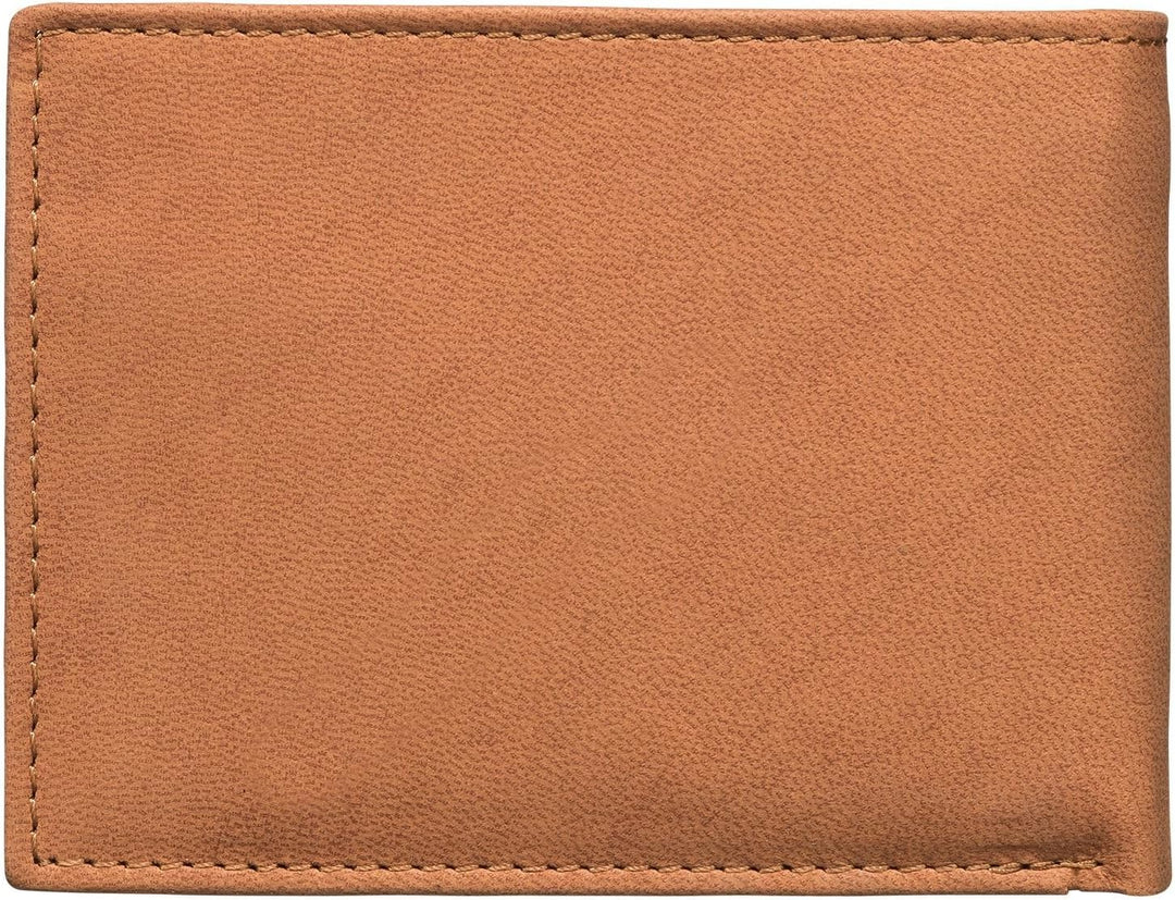 Geldbeutel Männer Leder Braun mit Münzfach - Red Baron Portemonnaie Geldbörse Herren Used Look Vinta