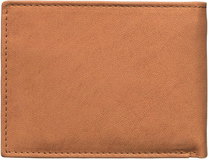 Geldbeutel Männer Leder Braun mit Münzfach - Red Baron Portemonnaie Geldbörse Herren Used Look Vinta