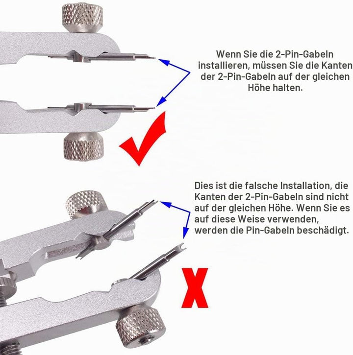 Uhrenarmband, Federsteg-Zange, Ersatz-Werkzeug