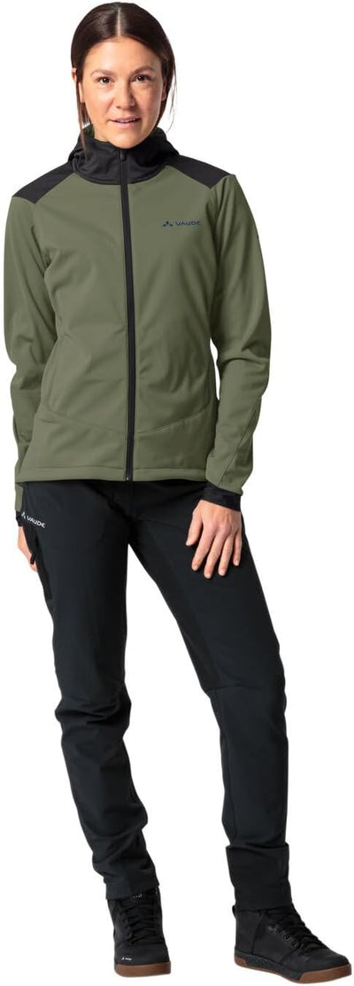 VAUDE Women's Qimsa Softshell Jacket - Softshelljacke Damen - Radjacke 38 cedar wood, 38 cedar wood