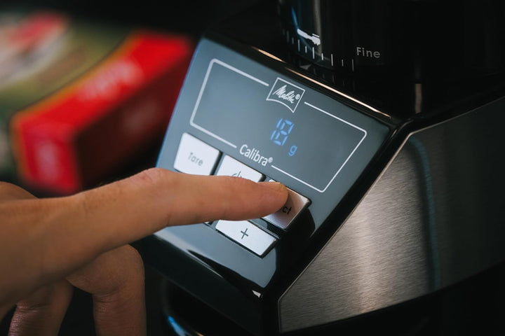 Melitta 1027-01 Mühle CALIBRA EU, 160 W, Schwarz/Edelstahl