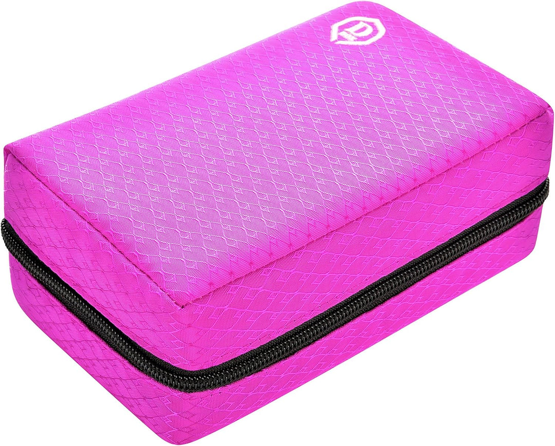 ONE80 Double Darttasche für Darts Dart Wallet Dart Cases Pink, Pink