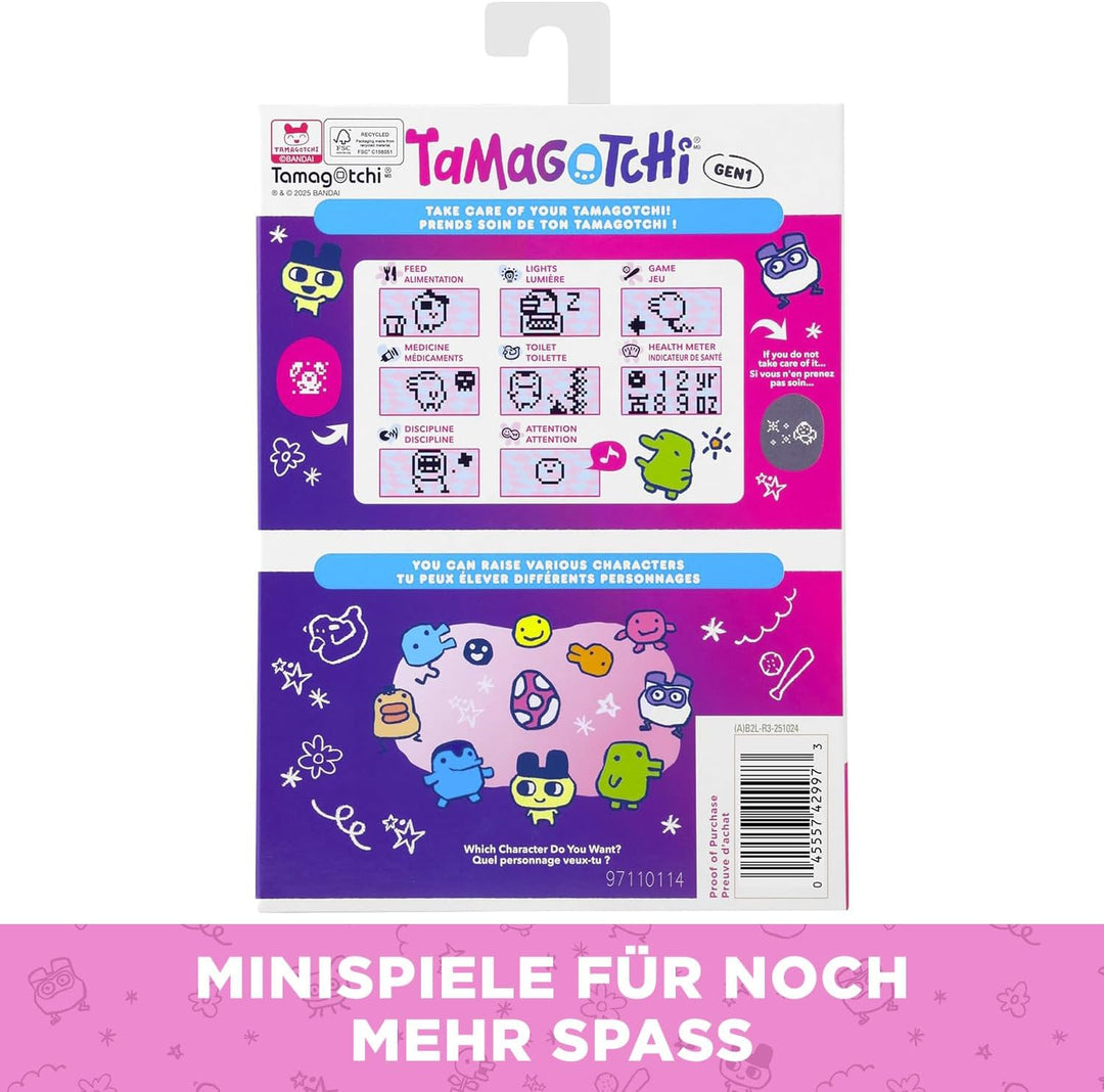 Bandai - Tamagotchi - Original Tamagotchi - Tama Café - Elektronisches virtuelles Haustier mit Farbb