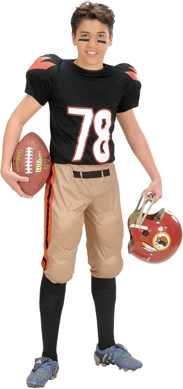 "AMERICAN FOOTBALL PLAYER" (stuffed T-shirt, stuffed pants) - (140 cm / 8-10 Years), 140