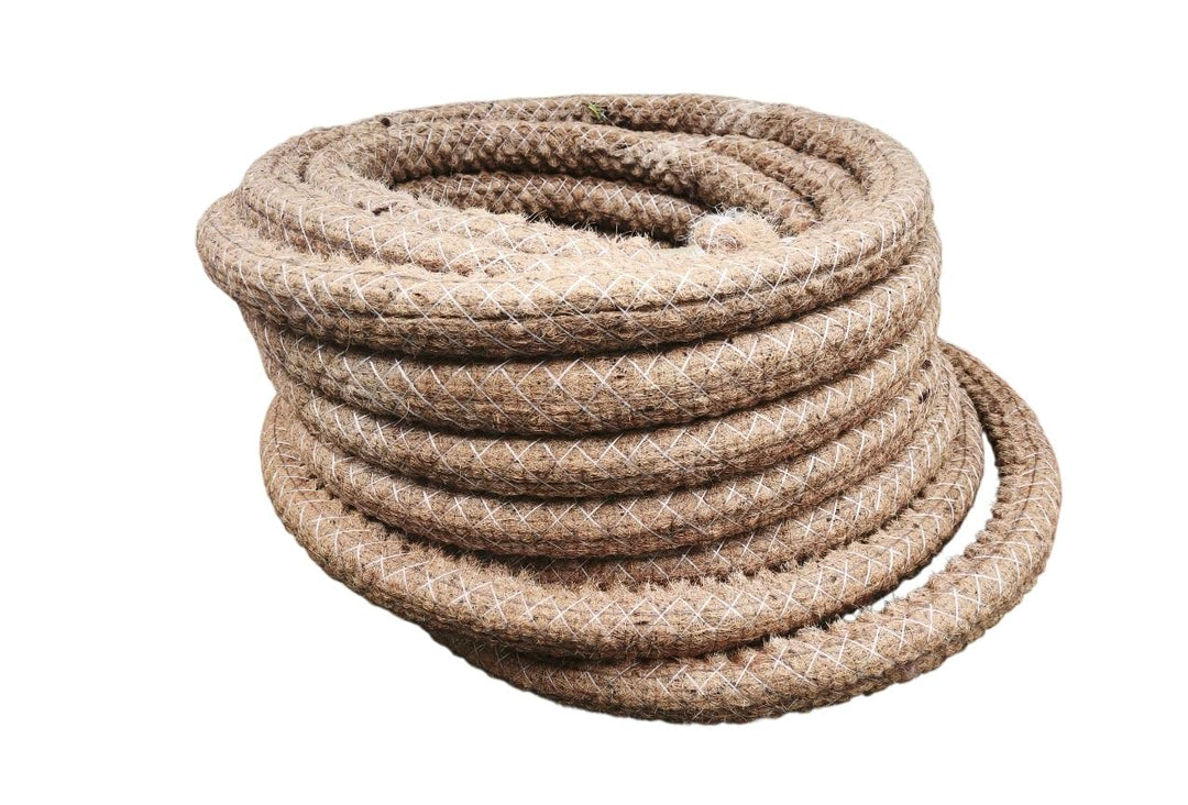 Drainagerohr DN50/10m mit Kokosfilter Entwässerungsrohr Sickerrohr Kunststoffrohr Drainagevlies Entw
