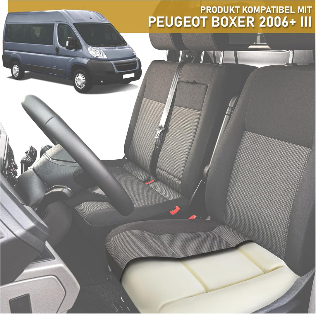 CHROMEMASTER - Kompatibel mit Peugeot Boxer 2006+ | Schaumstoff für den Autositz, Sitzschaum für die