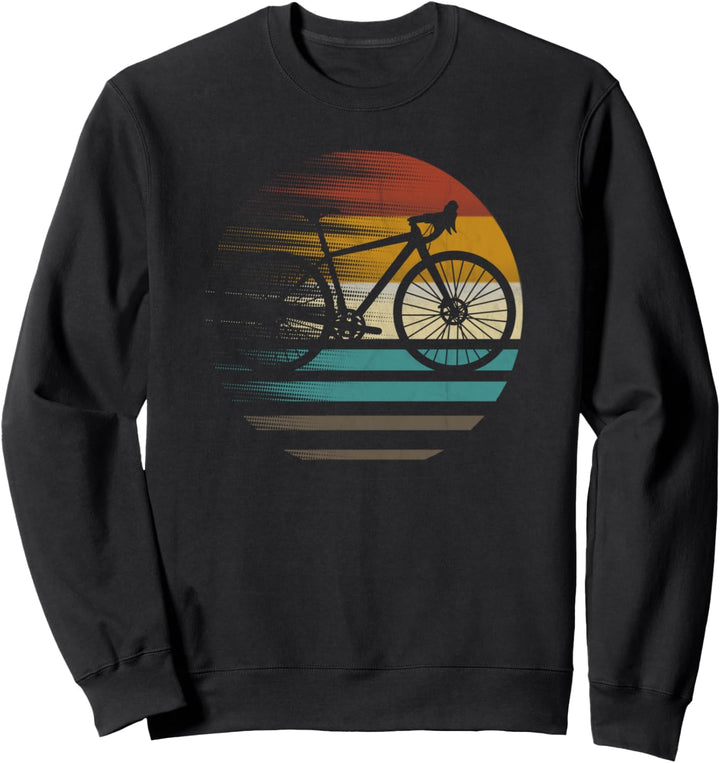 Gravelbike Gravel Rennrad Fahrrad Geschenk retro vintage Sweatshirt