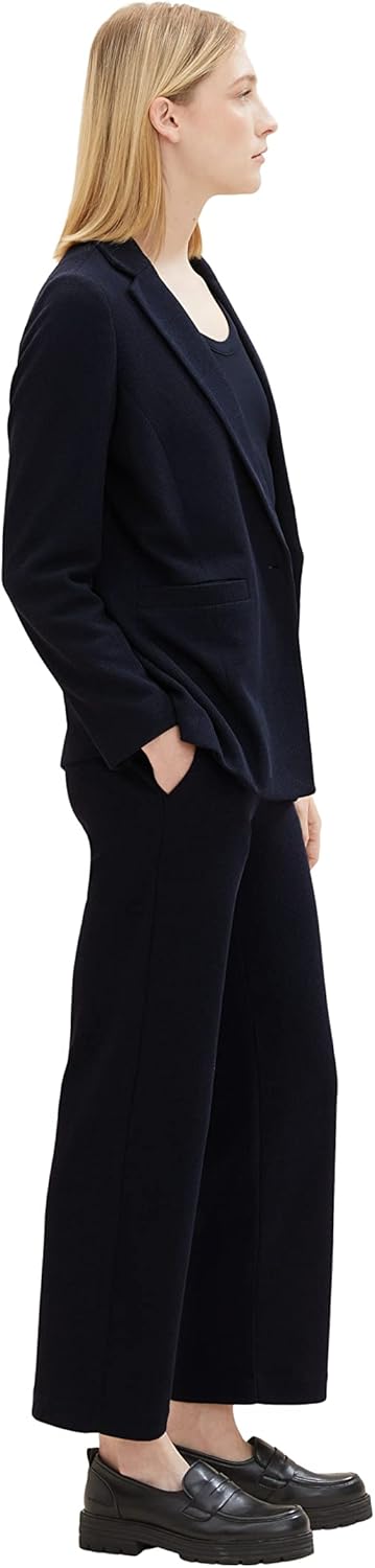 TOM TAILOR Damen Lea Straight Fit Hose 38W / 28L 10668-sky Captain Blue, 38W / 28L 10668-sky Captain