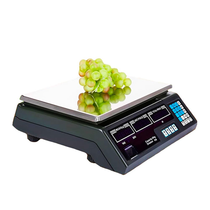 Elektronische Küchenwaage 40 kg digital und professionell mit LCD-Display mit hoher Präzision