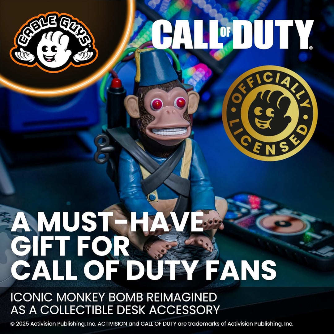 Cable Guys – Call of Duty Monkey Bomb Gaming-Zubehör-Halterung und Handyhalterung für die meisten Co