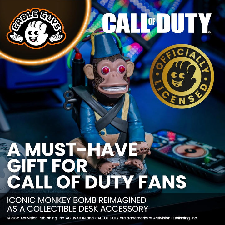 Cable Guys – Call of Duty Monkey Bomb Gaming-Zubehör-Halterung und Handyhalterung für die meisten Co