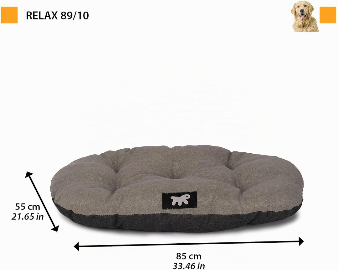 Ferplast Hundebett Relax, Hundekissen, Katzenkissen, Hundematte für Hundehütten und Autos – waschbar